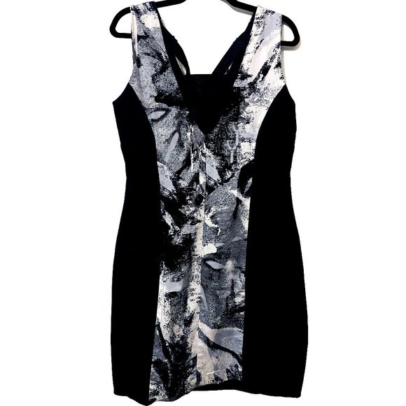 Black and White LeChateau XLarge Cocktail Dress - Picture 2 of 3